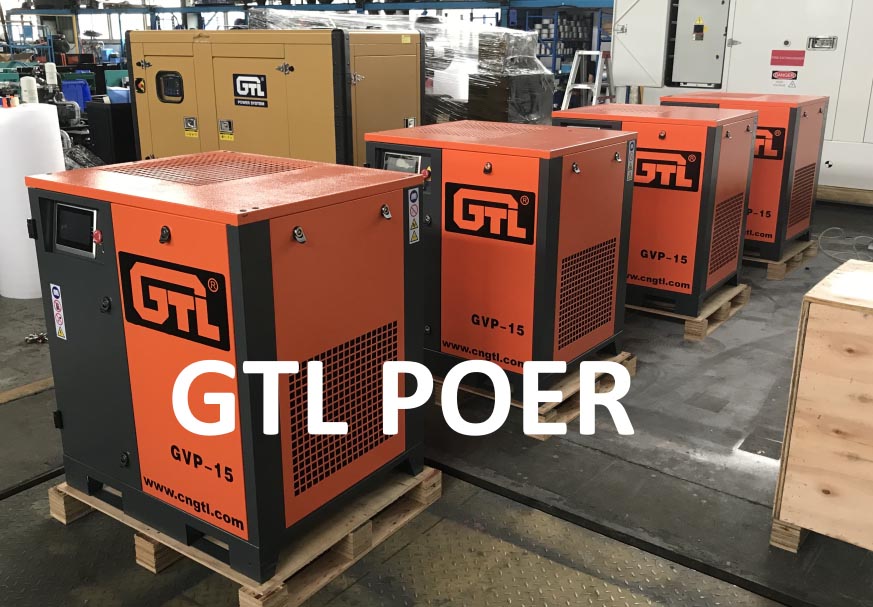 Customer repurchase GTL GVP-15 15kw 20HP Air compressor-Permanent Magnet Inverter Type